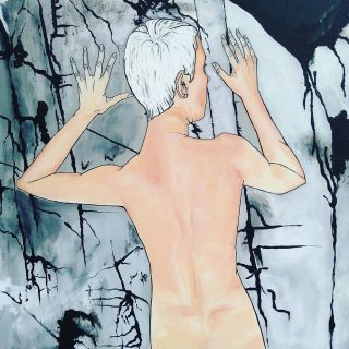 Je suis un roc (100 x 115 cm)